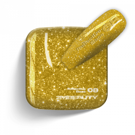 Gel Lack - Reflective Base 08 - HEMA Mentes (13 ml)