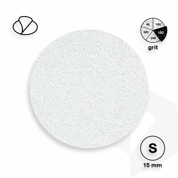 STALEKS - PODODISC CSISZOLÓPAPÍR PRO S - 180 GRIT - 50DB - PDF-15-180w FEHÉR ()