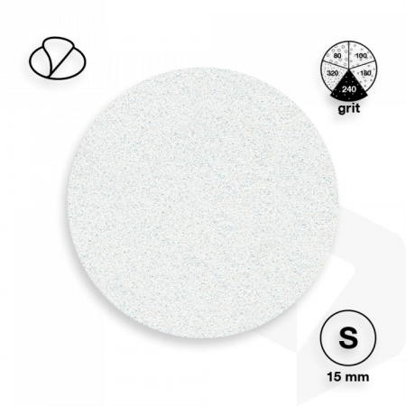 STALEKS - PODODISC CSISZOLÓPAPÍR PRO S - 240 GRIT - 50DB - PDF-15-240w FEHÉR ()