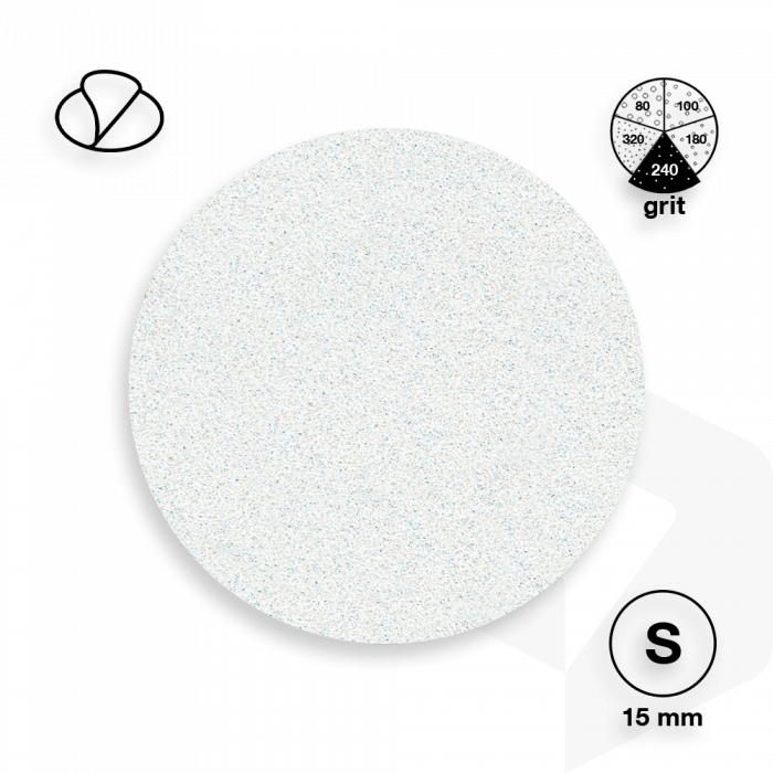 STALEKS - PODODISC CSISZOLÓPAPÍR PRO S - 240 GRIT - 50DB - PDF-15-240w FEHÉR ()