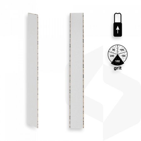 STALEKS - EGYENES RÁHÚZHATÓ UTÁNTÖLTŐ KÖRÖMRESZELŐ PAPÍR 180 GRIT - 50 DB DFCE-22-180w FEHÉR ()