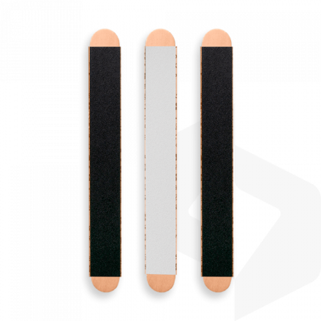 Staleks - Egyenes Ráhúzható Körömreszelő Papír 180-240 grit - Fa Alappal - 3 DB DFCMix - 180-240_c Fehér ()