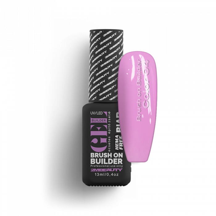 Brush On Builder Color 04 - HEMA Mentes Ecsetes Építőzselé (13 ml)