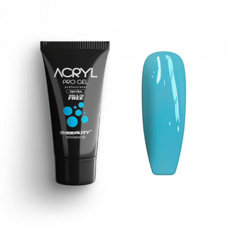 Acryl Pro Gel Light Blue - HEMA Mentes Akrilzselé (15g)