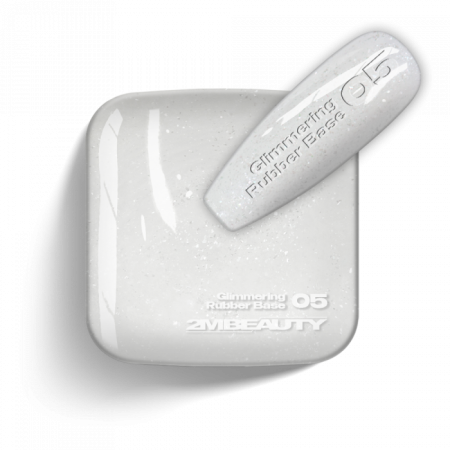 Gel Lack - Glimmering Rubber Base 05 - HEMA Mentes (13 ml)