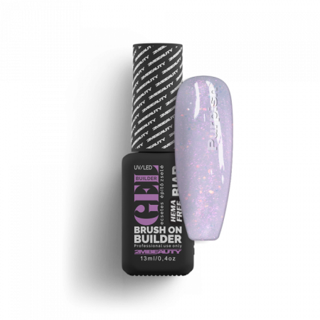 BIAB - Wedding - Purplish - HEMA Mentes Ecsetes Építőzselé (13 ml)
