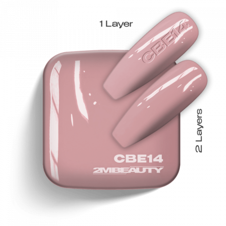 Gel Lack - Colored Base Elastic CBE14 - HEMA Mentes (13 ml)