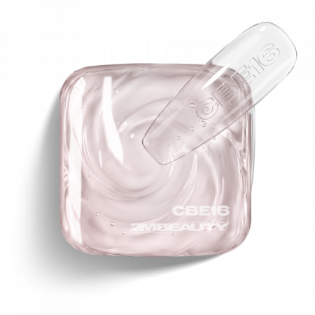 Gel Lack - Colored Base Elastic CBE16 Clear Pink - HEMA Mentes (13 ml)