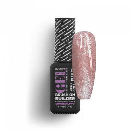 Liquid Polygel BIAB - Dreamy Rosé - HEMA Mentes Ecsetes Építőzselé (13 ml)