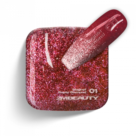 Gel Lack - Magnet Super Diamond 01 - HEMA Mentes (13 ml)