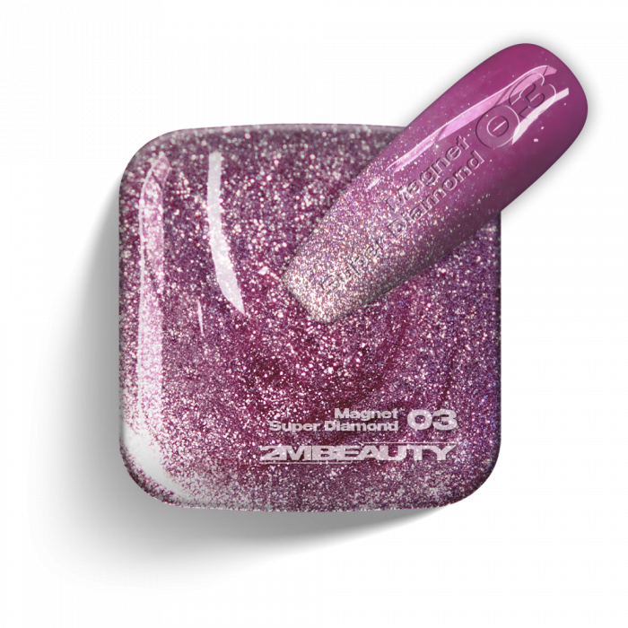 Gel Lack - Magnet Super Diamond 03 - HEMA Mentes (13 ml)
