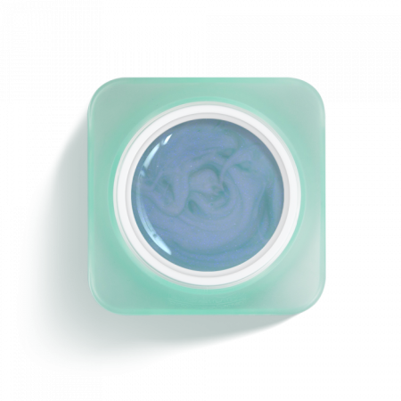 Liquid Polygel No Filing - Satin - 12 Shell Blue - HEMA Mentes Reszelésmentes Építőzselé (50g)