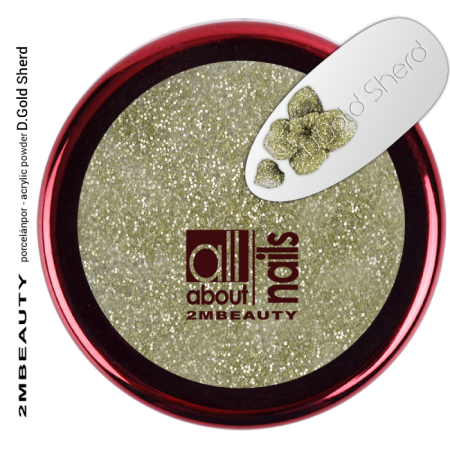 Porcelánpor - Diamond Gold Shred (5g)