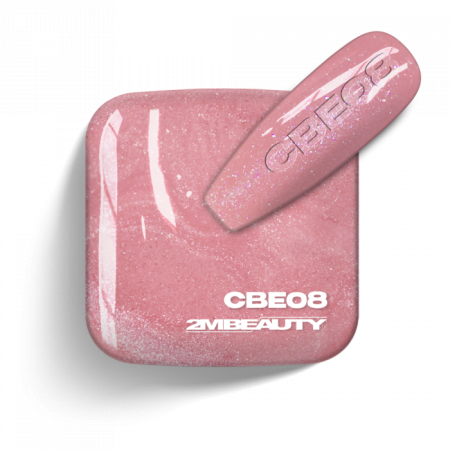 Gel Lack - Colored Base Elastic Shimmer CBE08 - HEMA Mentes (13 ml)