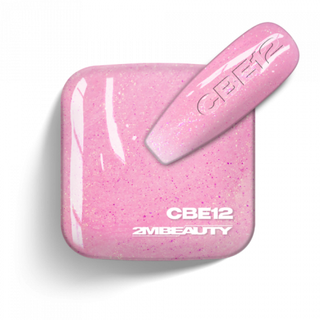 Gel Lack - Colored Base Elastic Shimmer CBE12 - HEMA Mentes (13 ml)