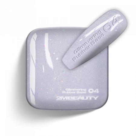 Gel Lack - Glimmering Rubber Base 04 - HEMA Mentes (13 ml)