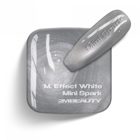 Gel Lack - Magnet Effect White - Mini Spark - HEMA Mentes (13 ml)