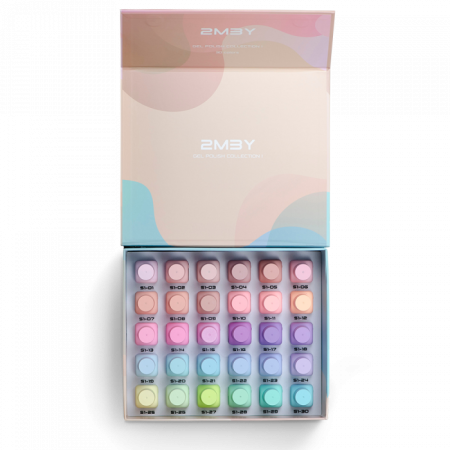 Gel Lack Szett - Collection 1 - Spring Pastel - 30db ()