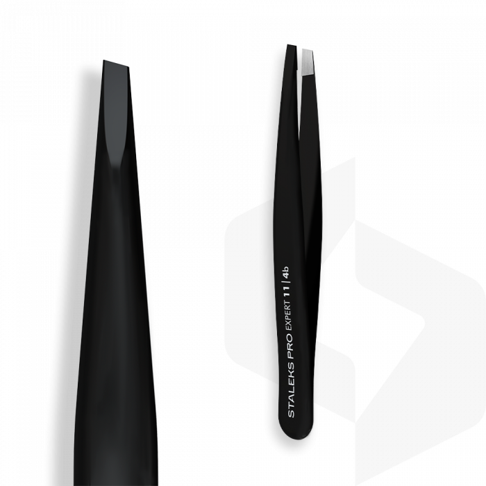 Staleks - Szemöldökcsipesz Expert - TE-11-4b - Black ()