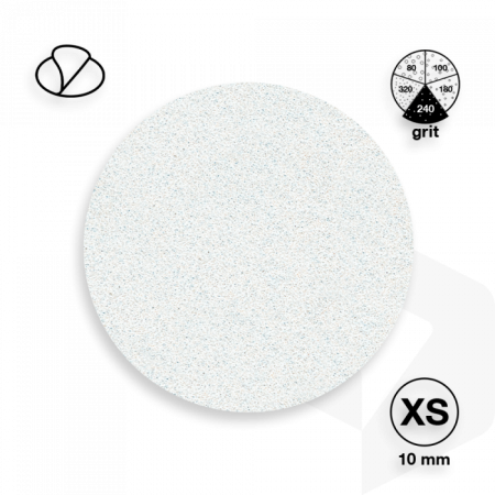 Staleks - Pododisc Csiszolópapír Pro XS - 240 grit - 50 db - PDF-10-240w - Fehér (50 db)