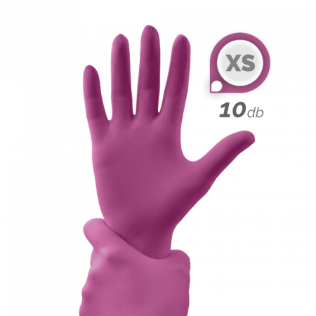 Gumikesztyű - Magenta (XS