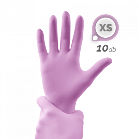 Gumikesztyű - Pink (XS