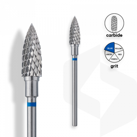 Staleks - Karbid Csiszolófej Keskeny Lándzsa 5 mm | 13