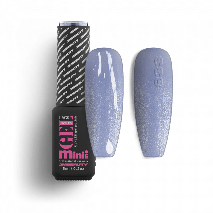 Gel Lack - Csillámos 0833 - HEMA Mentes (5ml - mini me)