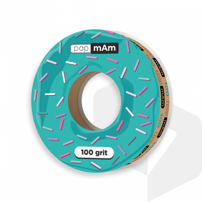 Staleks - Utántöltő Csiszolópapír Tekercs Papmam Bobbinail Staleks Pro 100 grit ATSC-100W - Fehér ()