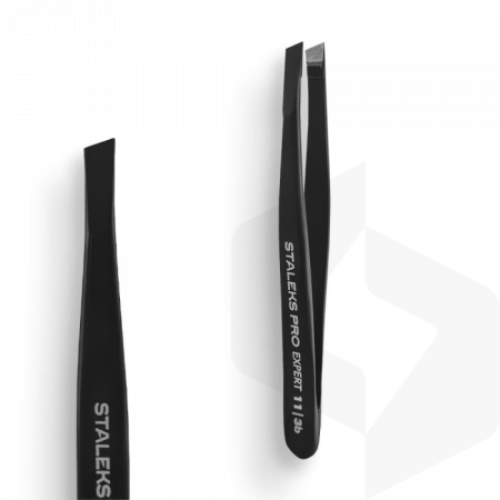 Staleks - Szemöldökcsipesz Expert - TE-11-3b - Black ()