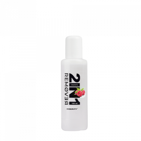 2in1 Gél Lakk Leoldó és Lakklemosó Folyadék - Raspberry (100ml)