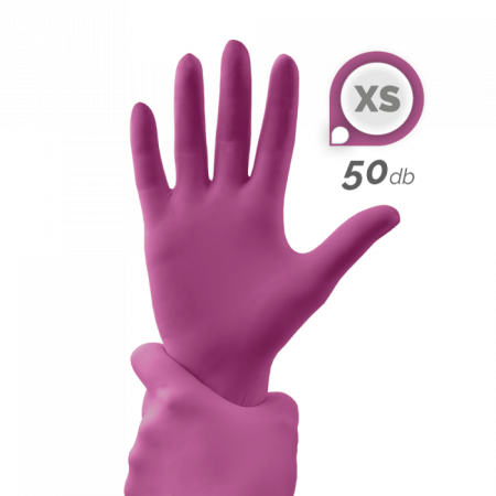 Gumikesztyű - Magenta (XS