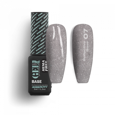 Gel Lack - Reflective Base 07 - HEMA Mentes (5ml - mini me)