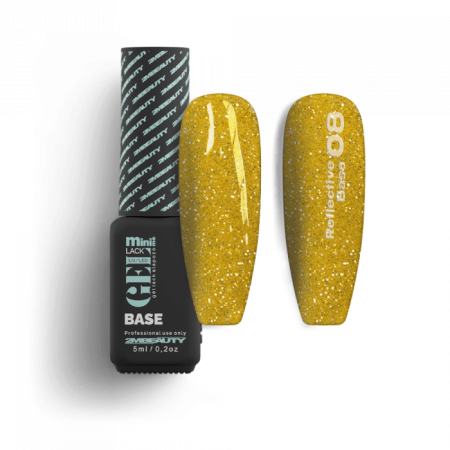 Gel Lack - Reflective Base 08 - HEMA Mentes (5ml - mini me)