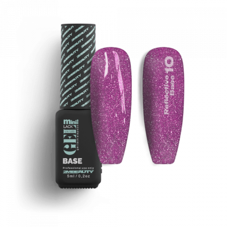 Gel Lack - Reflective Base 10 - HEMA Mentes (5ml - mini me)