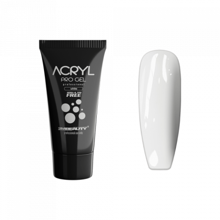 Acryl Pro Gel White - HEMA Mentes Akrilzselé - Tubusos (15g)