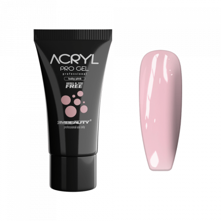 Acryl Pro Gel Baby Pink - HEMA Mentes Akrilzselé - Tubusos (30g)