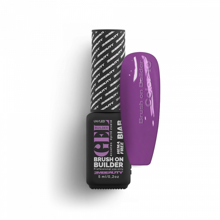 Brush On Builder Color 10 - HEMA Mentes Ecsetes Építőzselé (5ml - mini me)