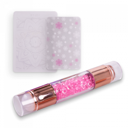 Dupla Szilikonos Nyomdafej (Pink)