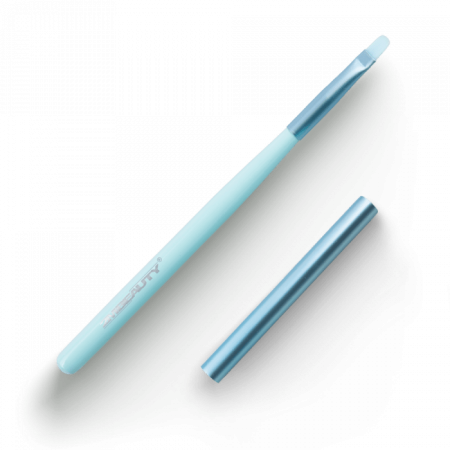 Zselé Ecset Gel #6 Oval - Színes Kupakkal (Pasztellkék)