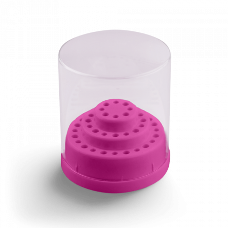 Csiszolófej Tartó Doboz 48 Darabos (Magenta)