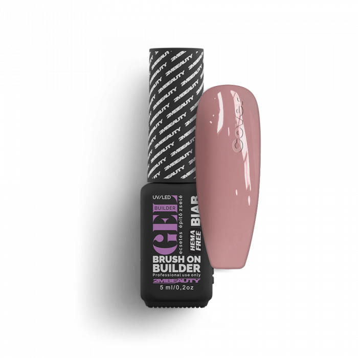 Liquid Polygel BIAB - Cover - HEMA Mentes Ecsetes Építőzselé (5ml - mini me)