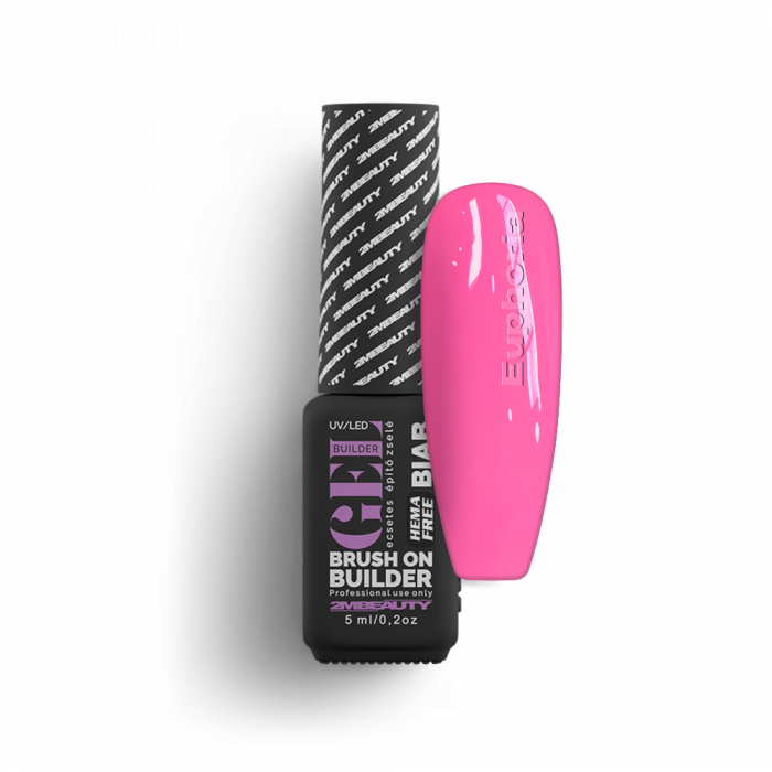 Liquid Polygel BIAB - Euphoria - HEMA Mentes Ecsetes Építőzselé (5ml - mini me)