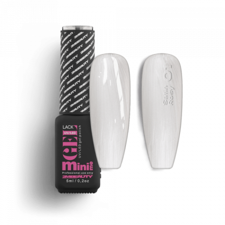 Gel Lack - Satin - 01 Off-White - HEMA Mentes (5ml - mini me)