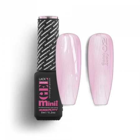 Gel Lack - Satin - 02 Rosy - HEMA Mentes (5ml - mini me)