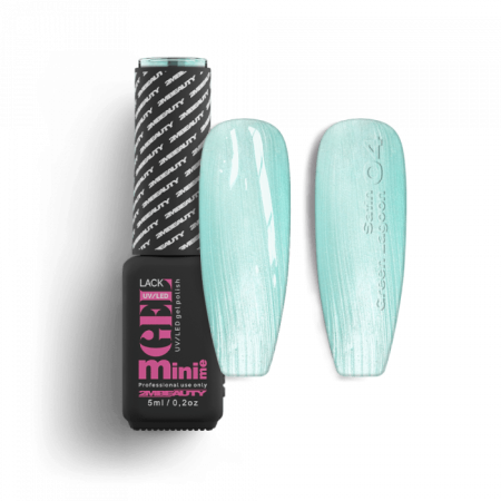 Gel Lack - Satin - 04 Green Lagoon - HEMA Mentes (5ml - mini me)