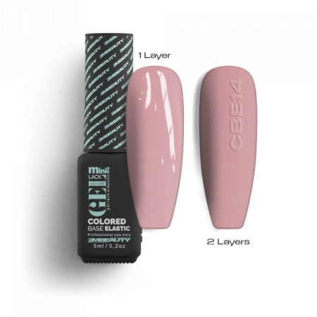 Gel Lack - Colored Base Elastic CBE14 - HEMA Mentes (5ml - mini me)