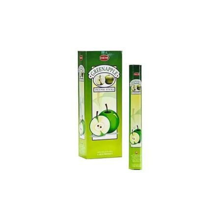 HEM Green Apple indiai füstölő – Zöldalma illatú (20 szál)