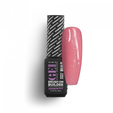 Liquid Polygel BIAB - Silken Bloom - HEMA Mentes Ecsetes Építőzselé (5ml - mini me)