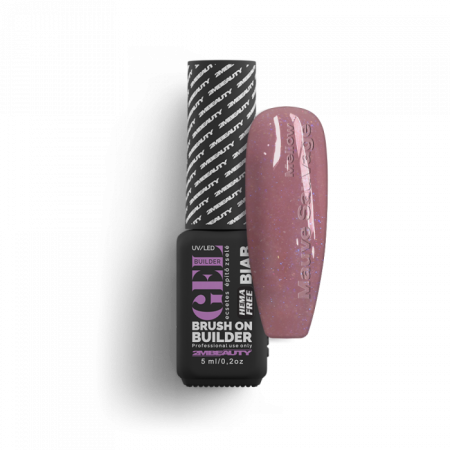 Liquid Polygel BIAB - Mellow Mauve Sauvage - HEMA Mentes Ecsetes Építőzselé (5ml - mini me)